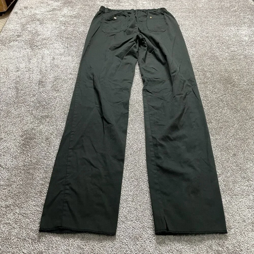 King Size Knockarounds Pants Mens 38 Tall Black Cotton Straight 33x40